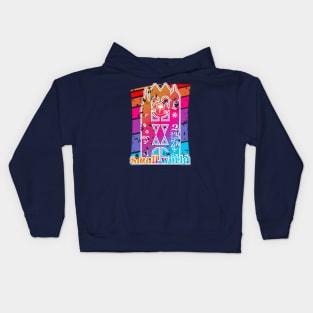 Small World One-Sided T-Shirt Kids Hoodie